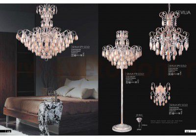 Люстра Crystal Lux SEVILIA SP4 GOLD (2940/304)