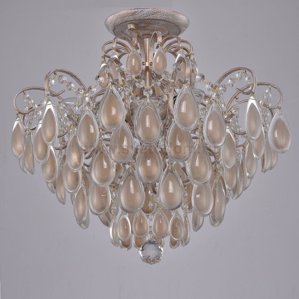 Светильник потолочный Crystal Lux SEVILIA PL4 GOLD (2940/104)