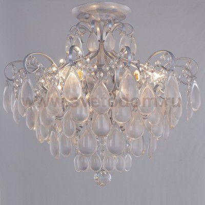 Светильник потолочный Crystal Lux SEVILIA PL4 SILVER (2941/104)