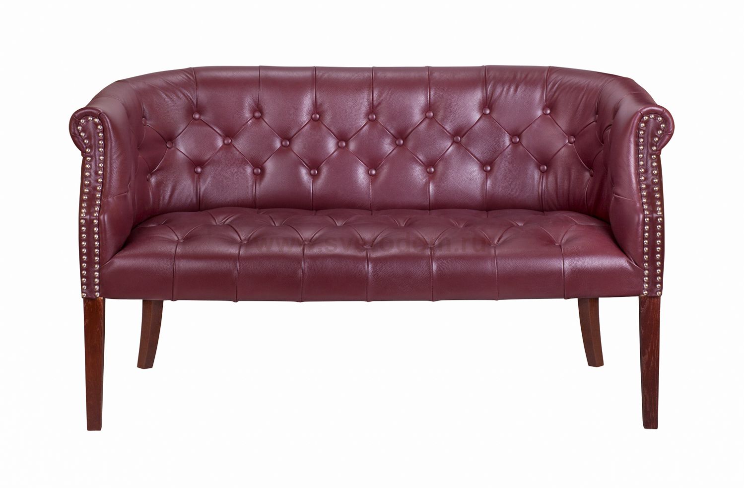 Диван Grace Sofa Leather MAK interior SF-1200-LR Бордовый