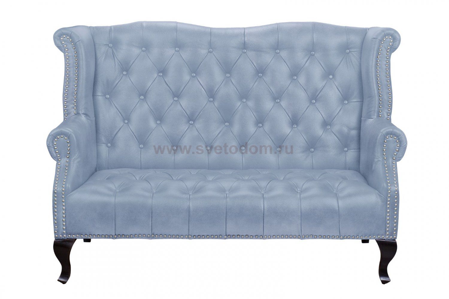 Кожаный дизайнерский диван Royal Sofa Grey MAK interior SF-2000-LG Серый