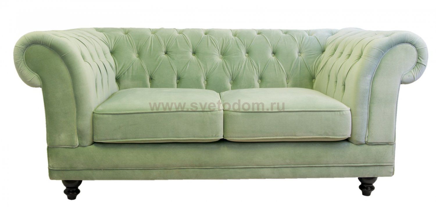 Дизайнерский двухместный диван Odis MAK interior SF-2863 Зеленый