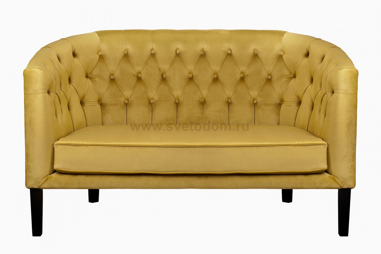 Дизайнерский двухместный диван Harry Gold MAK interior SF-2940-GD Золотой