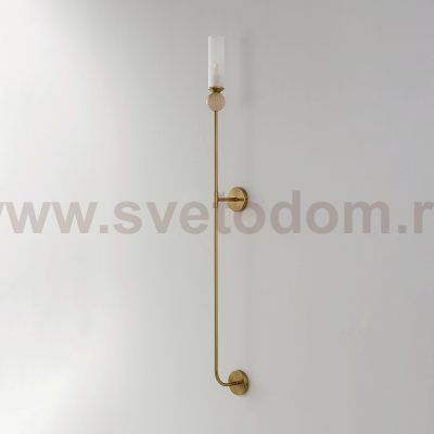 Бра Crystal Lux SIMPLY AP1.2 BRASS