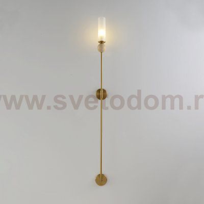 Бра Crystal Lux SIMPLY AP1.2 BRASS