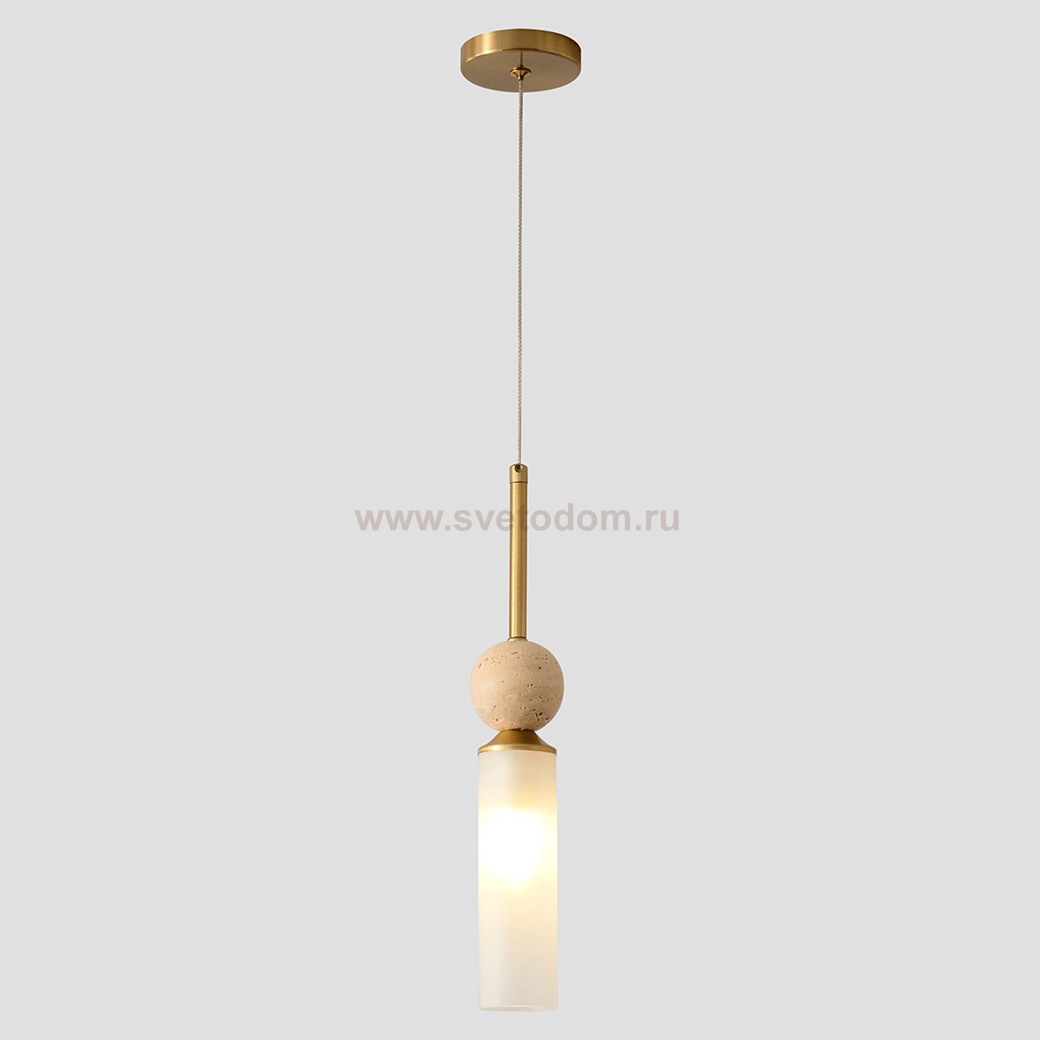 Светильник подвесной Crystal Lux SIMPLY SP1 BRASS
