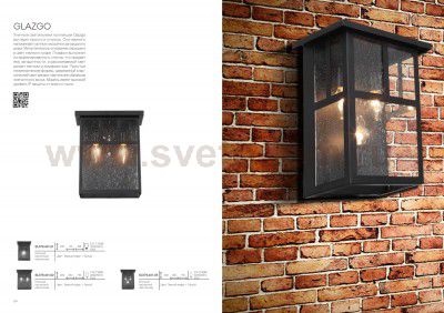 Светильник уличный настенный St luce SL079.401.03 GLAZGO
