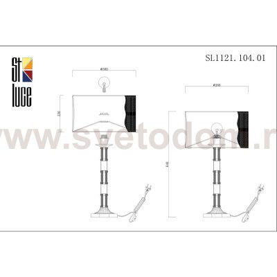 Настольная лампа St luce SL1121.104.01 OLEO