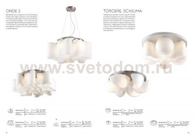 Люстра потолочная St luce SL118.502.09 ONDE 2