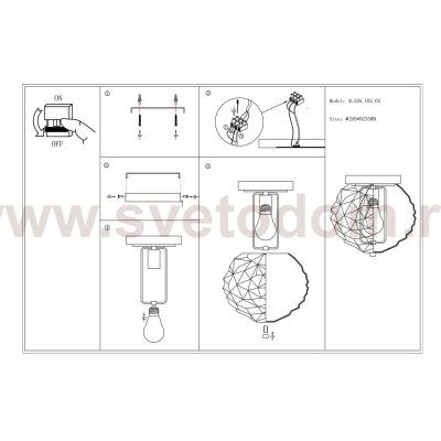 Светильник потолочный St luce SL326.102.02 BRILL