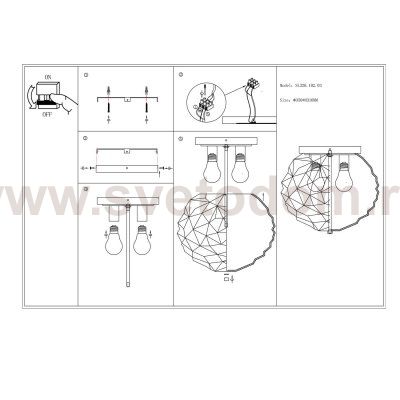 Светильник потолочный St luce SL326.102.03 BRILL