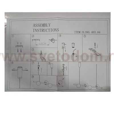 Люстра подвесная St luce SL395.403.04 DONOLO