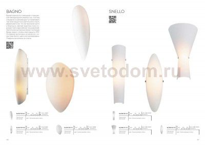 Светильник настенный St luce SL507.501.01 BAGNO