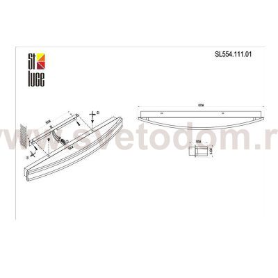Светильник настенный St luce SL554.111.01 CORDO