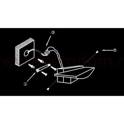 Светильник настенный St luce SL581.011.01 CALICE