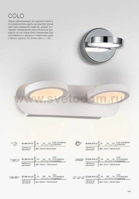 Светильник настенный St luce SL588.501.02 COLO