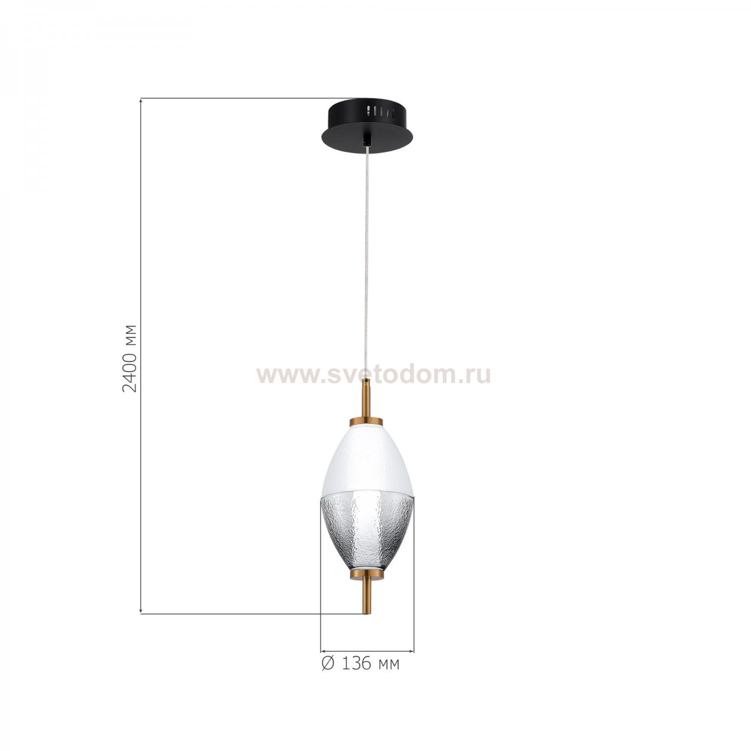 Светильник  светодиодный St luce SL6130.403.06 ICE