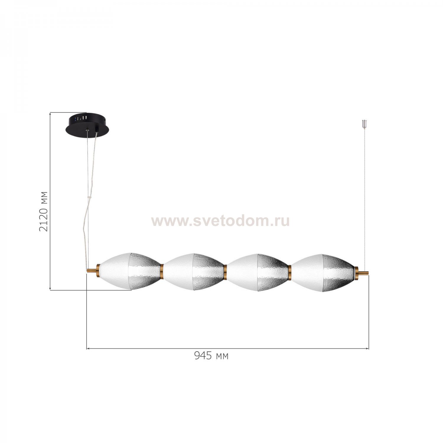 Светильник  светодиодный St luce SL6130.403.24 ICE