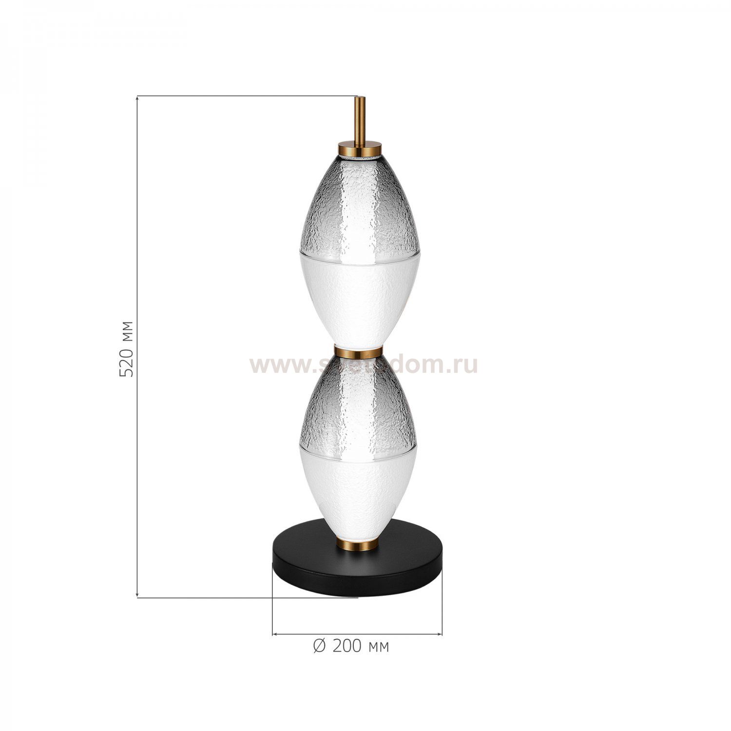 Светильник  светодиодный St luce SL6130.404.12 ICE