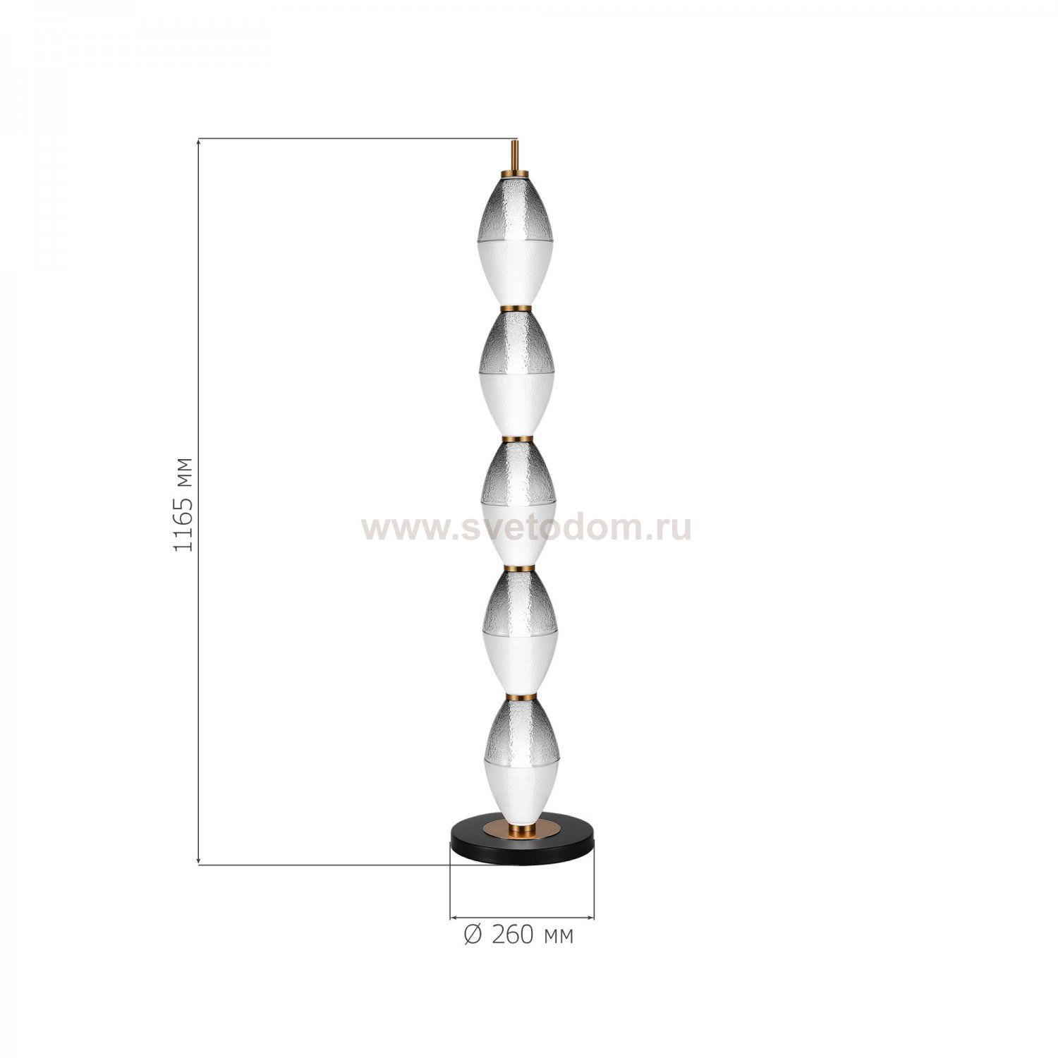 Светильник  светодиодный St luce SL6130.405.27 ICE