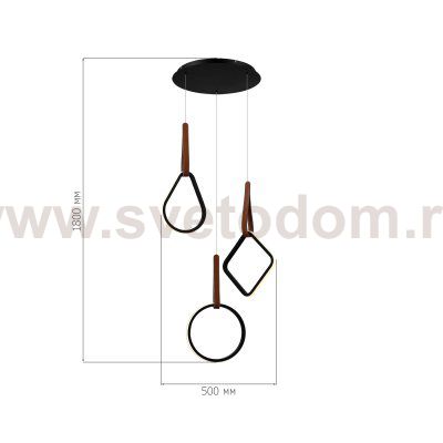 Светильник  светодиодный St luce SL6131.403.36 SHAPE