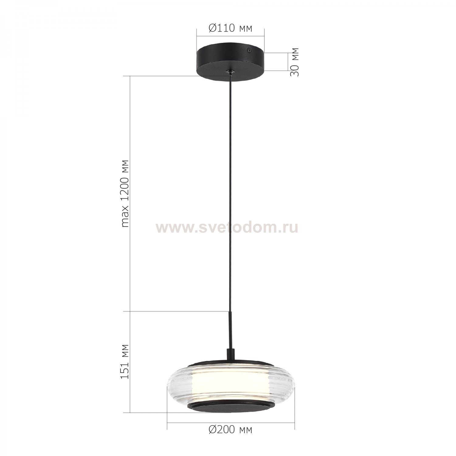 Светильник  светодиодный St luce SL6239.403.01 FRITTELA