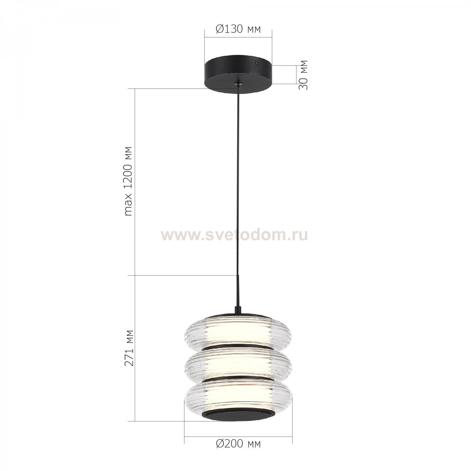 Светильник  светодиодный St luce SL6239.403.03 FRITTELA