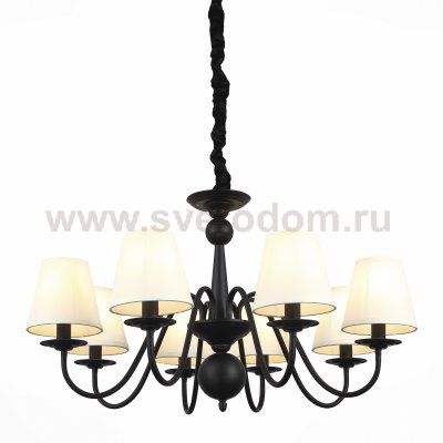 Люстра подвесная St luce SL684.403.08 NERO
