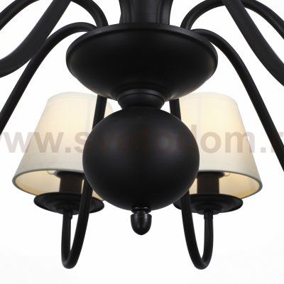 Люстра подвесная St luce SL684.403.08 NERO