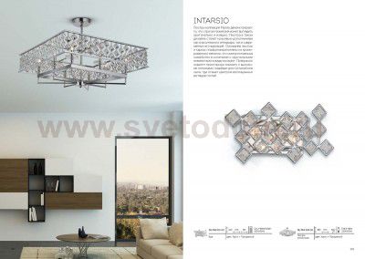 Люстра потолочная St luce SL784.103.08 INTARSIO