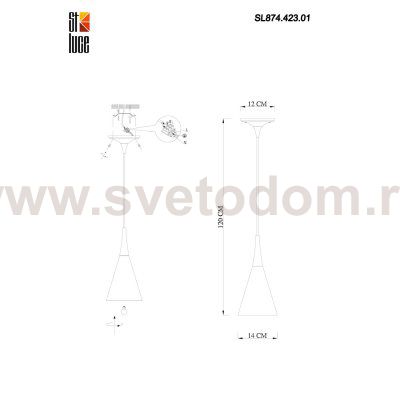 Подвесной светильник St luce SL874.423.01 GOCCE