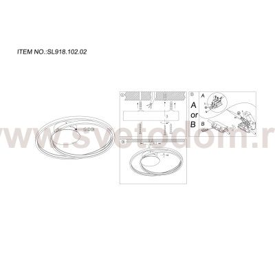 Люстра диодная St Luce SL918.102.02