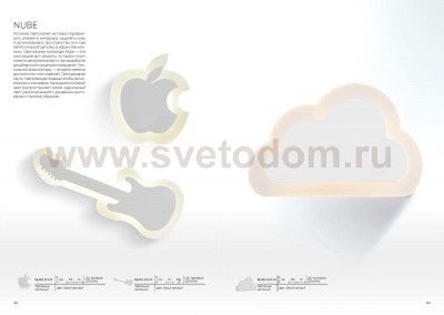 Светильник настенный St luce SL951.101.01 NUBE