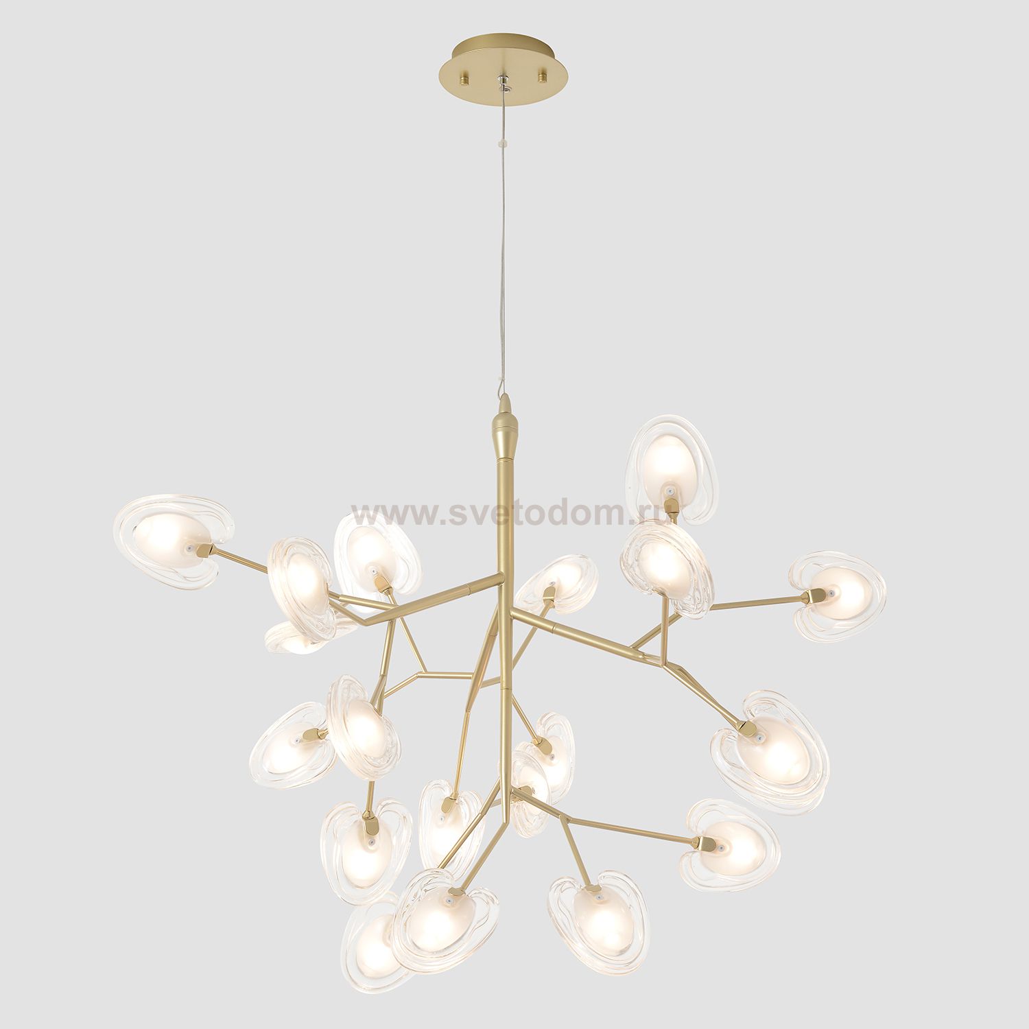 Светильник подвесной Crystallux SOLE SP20 GOLD SOLE