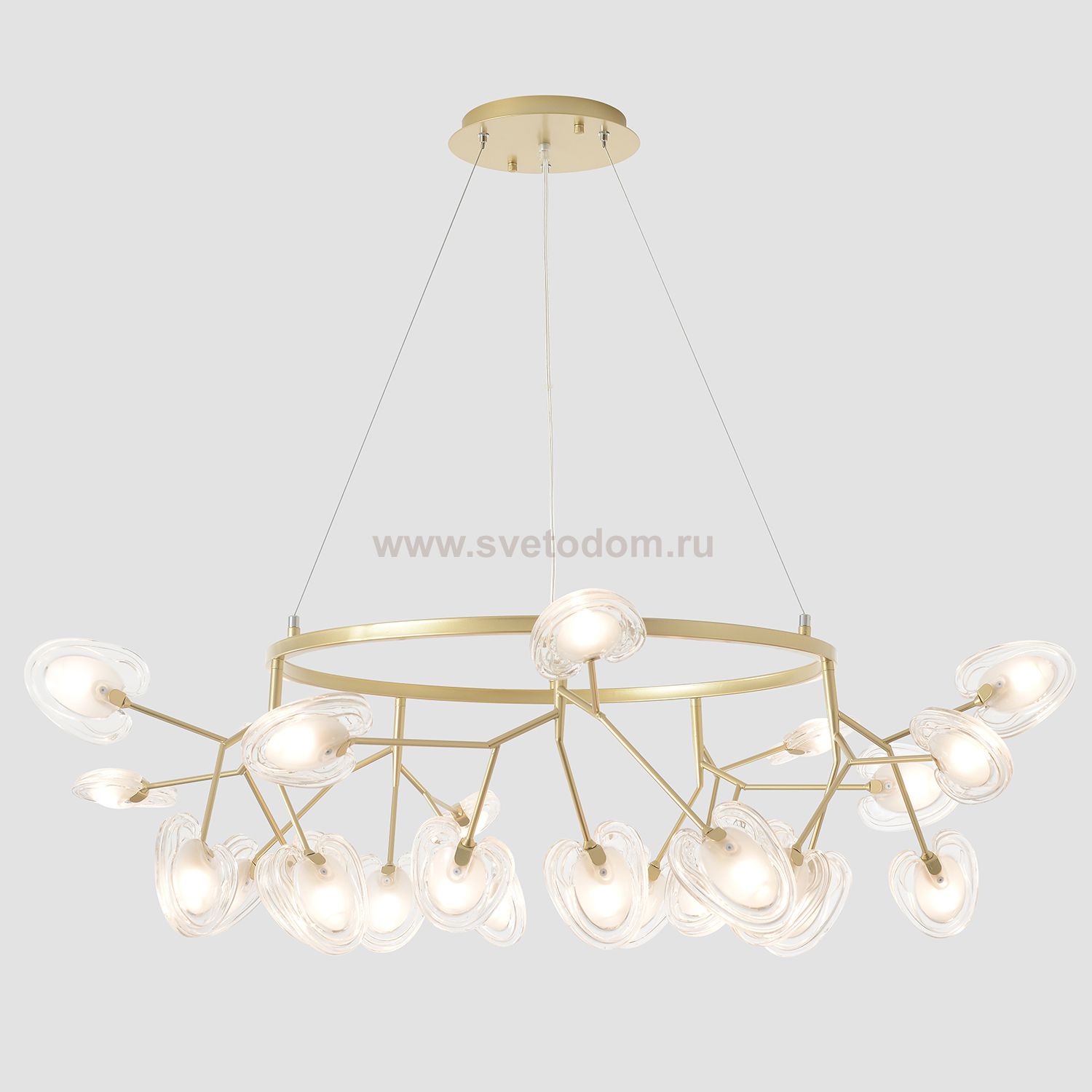 Светильник подвесной Crystallux SOLE SP25 GOLD SOLE