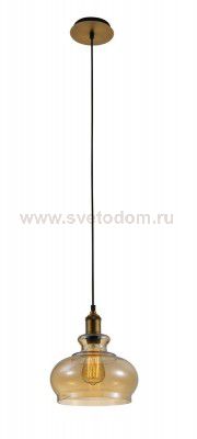 Светильник подвесной Crystal Lux SONNETTE SP1 AMBER (3040/201)