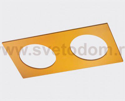 SP 02 matt gold двойная рамка Italline