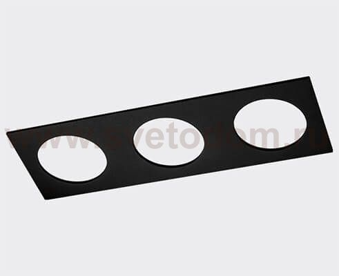 SP 03 black тройная рамка Italline