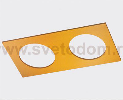 SP 02 matt gold двойная рамка Italline