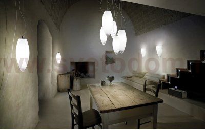 Подвесной светильник Vistosi SP BACO 1 AL OS