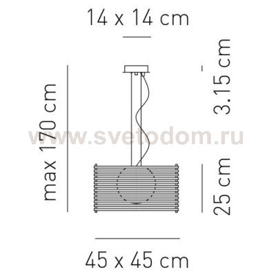 Подвесной светильник Axo Light SP KOSHI M Axo