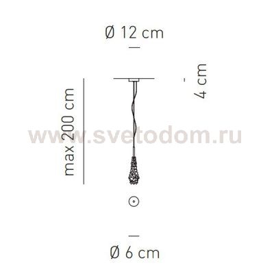 Подвесной светильник Axo Light SP SUBZERO P Axo