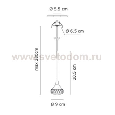Подвесной светильник Axo Light SPFAIRYICSCRLED Fairy
