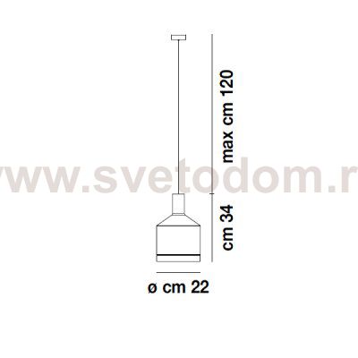 Подвесной светильник Medea SP 1 clear Vistosi