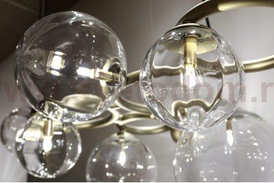 Люстра Puppet Ring SP 7 smoky/black nickel Vistosi