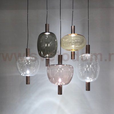 Подвесной светильник Riflesso SP 1 amber/gold Vistosi