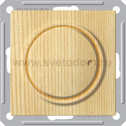 WESSEN 59 Сосна Светорегулятор поворотный 300Вт, для л/н и г/л на 230В (SR-5S0-7-86)