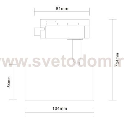 Трековый светильник St luce ST301.506.01 CROMI