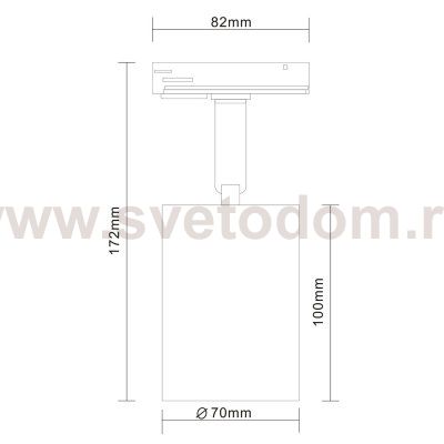 Трековый светильник St luce ST302.406.01 VALI