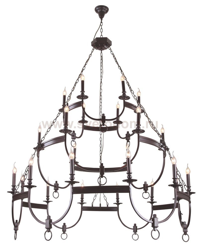 Люстра Crystal Lux SUERTE BROWN SP12+6+6 (3110/324)